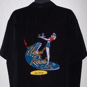 VTG HARD ROCK CAFE SAN ANTONIO CAMP SHIRT S1819